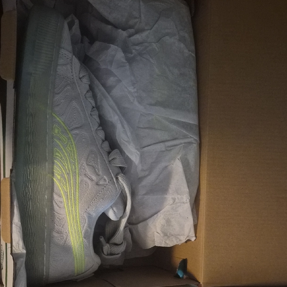 PUMA Suede XL ALIEN Gray and Neon Green Sneakers